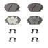 Wagner OEX1728 Disc Brake Pad Set OEX Ceramic Brake Pad