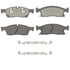 OEX1904 by WAGNER - OEX Ceramic Brake Pad