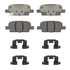 OEX1921 by WAGNER - OEX Ceramic Brake Pad