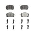 OEX2302 by WAGNER - OEX Ceramic Brake Pad