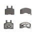 OEX370M by WAGNER - OEX Semi-Met Brake Pad