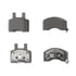 Wagner OEX370M Disc Brake Pad Set OEX Semi-Met Brake Pad