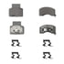 OEX459M by WAGNER - OEX Semi-Met Brake Pad