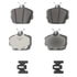 OEX598 by WAGNER - OEX Ceramic Brake Pad