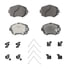 OEX619 by WAGNER - OEX Ceramic Brake Pad