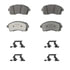 OEX757M by WAGNER - OEX Semi - Met Disc Pad Set
