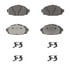 Wagner OEX931 Disc Brake Pad Set OEX Ceramic Brake Pad