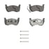 OEX932 by WAGNER - OEX Ceramic Brake Pad