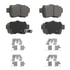 PD1088 by WAGNER - Wagner Brake ThermoQuiet PD1088 Ceramic Disc Brake Pad Set