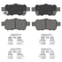 PD1088 by WAGNER - Wagner Brake ThermoQuiet PD1088 Ceramic Disc Brake Pad Set