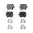 PD1108 by WAGNER - Wagner Brake ThermoQuiet PD1108 Ceramic Disc Brake Pad Set