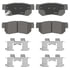 PD813 by WAGNER - Wagner Brake ThermoQuiet PD813 Ceramic Disc Brake Pad Set