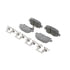 PD865 by WAGNER - Wagner Brake ThermoQuiet PD865 Ceramic Disc Brake Pad Set