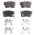 PD813 by WAGNER - Wagner Brake ThermoQuiet PD813 Ceramic Disc Brake Pad Set