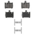 PD871 by WAGNER - Wagner Brake ThermoQuiet PD871 Ceramic Disc Brake Pad Set