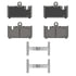 PD871 by WAGNER - Wagner Brake ThermoQuiet PD871 Ceramic Disc Brake Pad Set