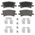 PD996 by WAGNER - Wagner Brake ThermoQuiet PD996 Ceramic Disc Brake Pad Set