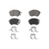 Wagner QC1078 Disc Brake Pad Set Wagner Brake ThermoQuiet QC1078 Ceramic Disc Brake Pad Set