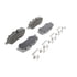 QC1098 by WAGNER - Wagner Brake ThermoQuiet QC1098 Ceramic Disc Brake Pad Set