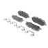 QC1098 by WAGNER - Wagner Brake ThermoQuiet QC1098 Ceramic Disc Brake Pad Set