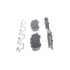 QC1098 by WAGNER - Wagner Brake ThermoQuiet QC1098 Ceramic Disc Brake Pad Set