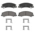 QC1159 by WAGNER - Wagner Brake ThermoQuiet QC1159 Ceramic Disc Brake Pad Set