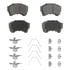 QC1164 by WAGNER - Wagner Brake ThermoQuiet QC1164 Ceramic Disc Brake Pad Set