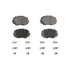 QC1210 by WAGNER - Wagner Brake ThermoQuiet QC1210 Ceramic Disc Brake Pad Set