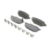 QC1274 by WAGNER - Wagner Brake ThermoQuiet QC1274 Ceramic Disc Brake Pad Set