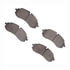 1214-2423-00 by DYNAMIC FRICTION COMPANY - Heavy Duty Pads - Semi Metallic