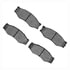 1310-0266-00 by DYNAMIC FRICTION COMPANY - 3000 Ceramic Brake Pads