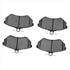 1310-0696-00 by DYNAMIC FRICTION COMPANY - 3000 Ceramic Brake Pads