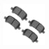 1310-0828-00 by DYNAMIC FRICTION COMPANY - 3000 Ceramic Brake Pads