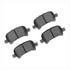 1310-0828-00 by DYNAMIC FRICTION COMPANY - 3000 Ceramic Brake Pads