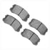 1310-0904-00 by DYNAMIC FRICTION COMPANY - 3000 Ceramic Brake Pads