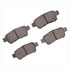 1310-1088-00 by DYNAMIC FRICTION COMPANY - 3000 Ceramic Brake Pads