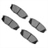 1310-1304-00 by DYNAMIC FRICTION COMPANY - 3000 Ceramic Brake Pads