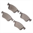 1310-2115-00 by DYNAMIC FRICTION COMPANY - 3000 Ceramic Brake Pads