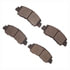 1310-2178-00 by DYNAMIC FRICTION COMPANY - DFC 3000 Ceramic Brake Pads