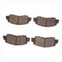 1310-2178-00 by DYNAMIC FRICTION COMPANY - DFC 3000 Ceramic Brake Pads