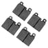 1311-0287-00 by DYNAMIC FRICTION COMPANY - 3000 Semi-Metallic Brake Pads