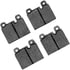 1311-0287-00 by DYNAMIC FRICTION COMPANY - 3000 Semi-Metallic Brake Pads