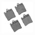 1311-0876-00 by DYNAMIC FRICTION COMPANY - 3000 Semi-Metallic Brake Pads