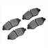 1311-1316-00 by DYNAMIC FRICTION COMPANY - 3000 Semi-Metallic Brake Pads