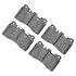 1311-1531-00 by DYNAMIC FRICTION COMPANY - 3000 Semi-Metallic Brake Pads