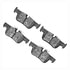 1311-1762-00 by DYNAMIC FRICTION COMPANY - 3000 Semi-Metallic Brake Pads