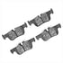 1311-1762-00 by DYNAMIC FRICTION COMPANY - 3000 Semi-Metallic Brake Pads