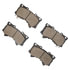 1400-2442-00 by DYNAMIC FRICTION COMPANY - Ultimate Duty Performance Brake Pads