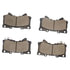 1400-2442-00 by DYNAMIC FRICTION COMPANY - Ultimate Duty Performance Brake Pads