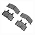 1551-0370-00 by DYNAMIC FRICTION COMPANY - 5000 Advanced Brake Pads - Semi Metallic